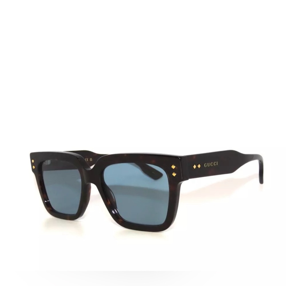 Authentic Gucci Havana Blue Sunglasses 1084/ GG1084S 002